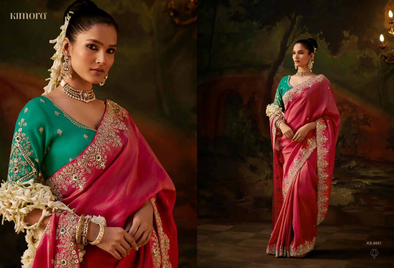 Kimora Gharana catalog saree bags wholesale