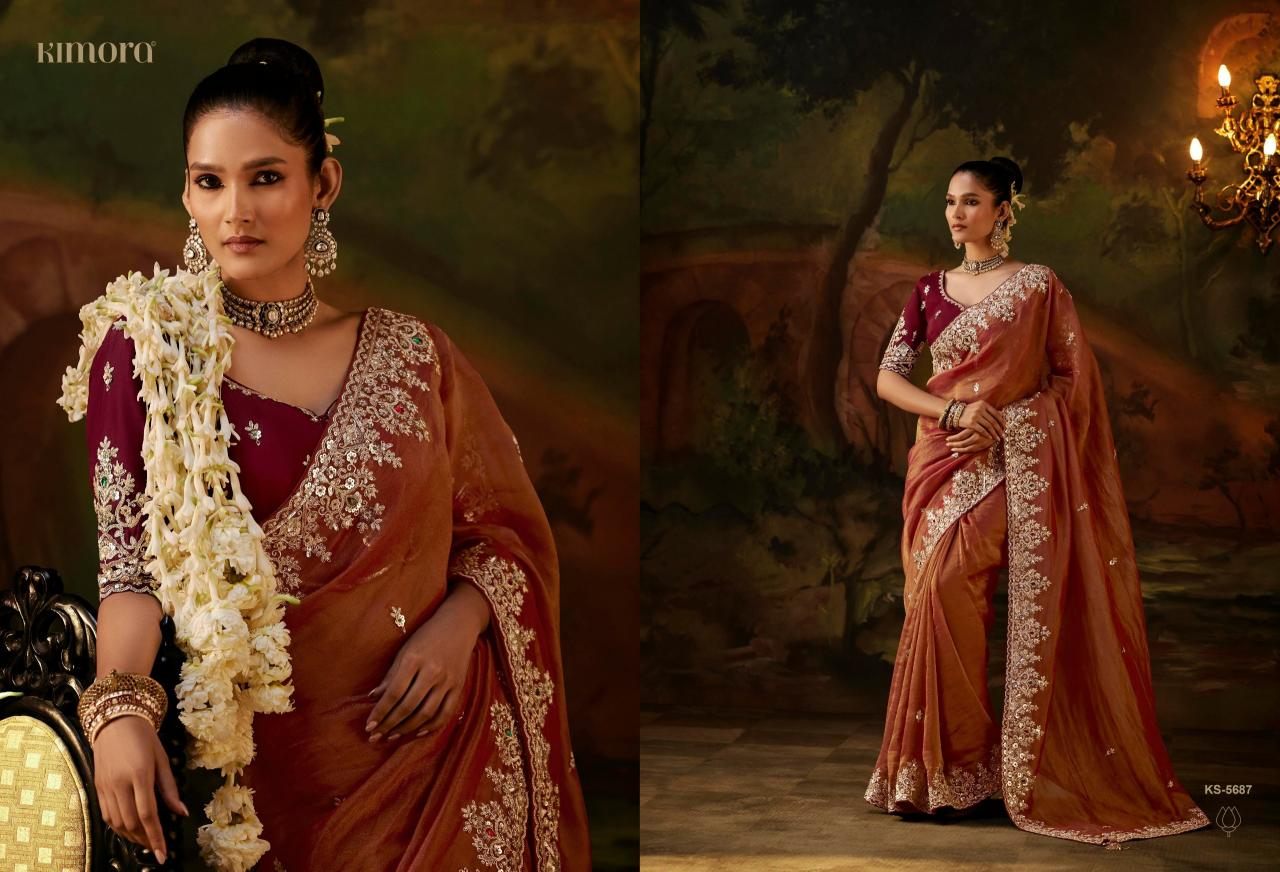 Kimora Gharana catalog saree bags wholesale