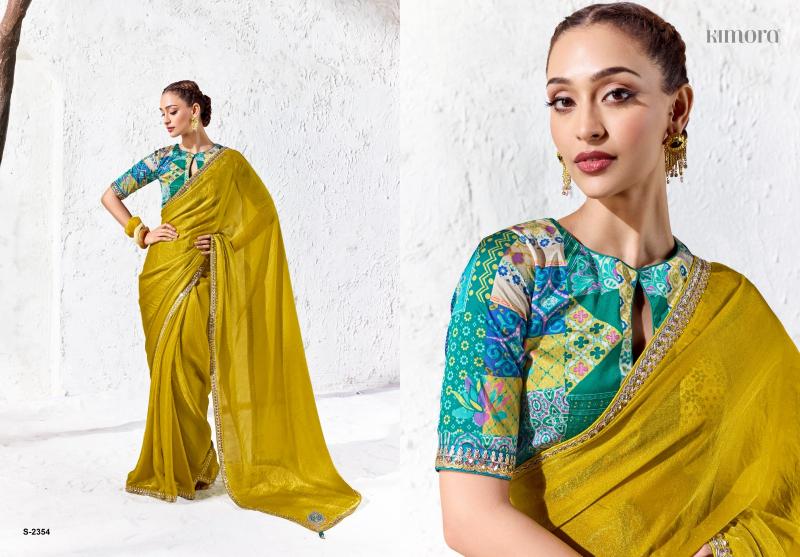 Kimora Rangat vol 5 catalog organza saree wholesalers