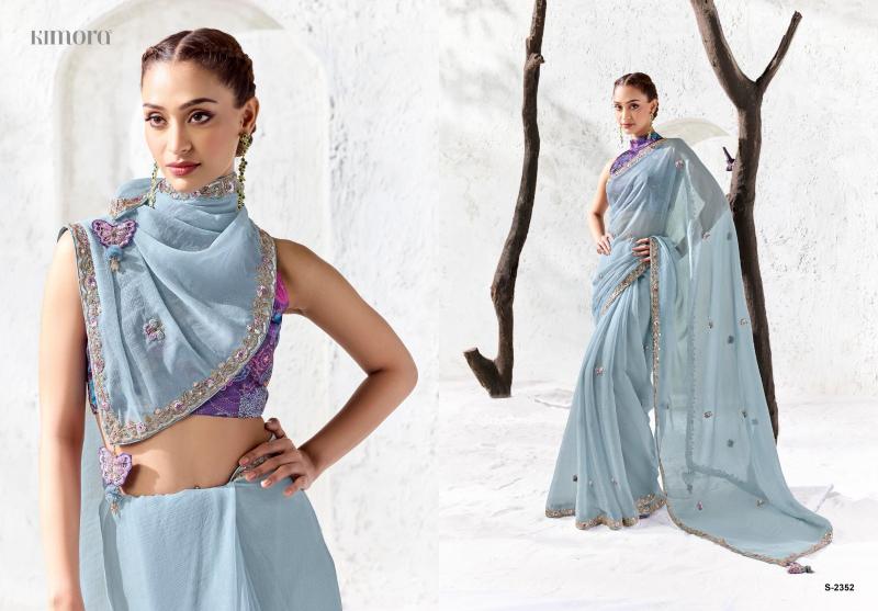 Kimora Rangat vol 5 catalog organza saree wholesalers