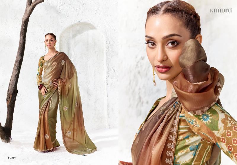 Kimora Rangat vol 5 catalog organza saree wholesalers