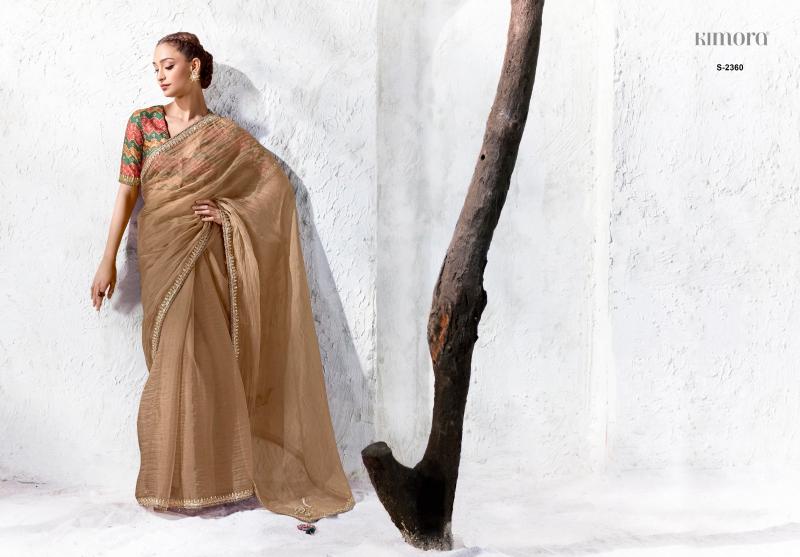 Kimora Rangat vol 5 catalog organza saree wholesalers