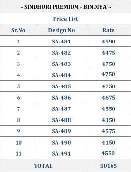 Kimora Sindhuri Premium Bindiya saree wholesaler in jaipur