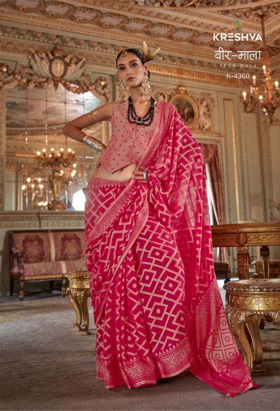 Kreshva Veer Mala catalog wholesale saree shops