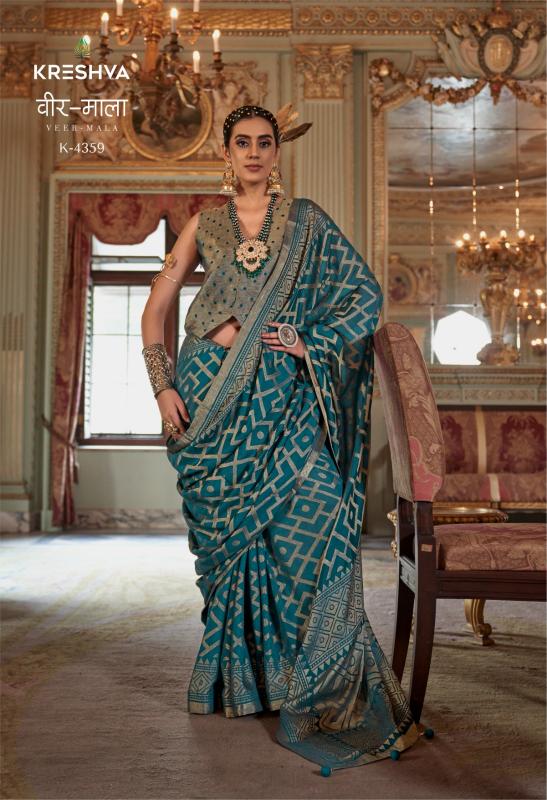 Kreshva Veer Mala catalog wholesale saree shops