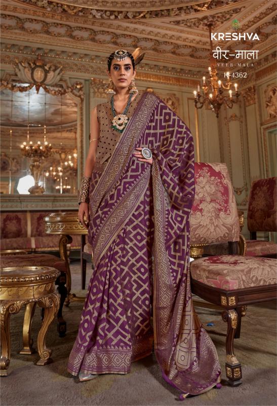 Kreshva Veer Mala catalog wholesale saree shops