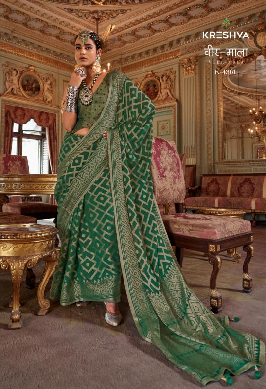 Kreshva Veer Mala catalog wholesale saree shops