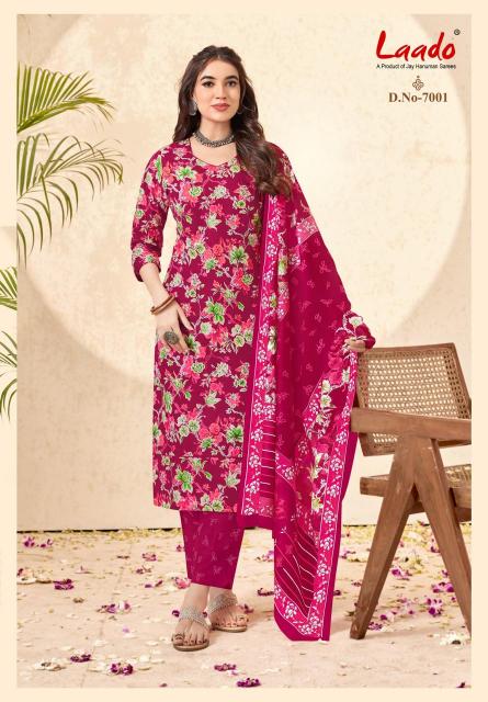 Laado Nargis Vol-7 – Kurti Pant With Dupatta - Wholesale Catalog