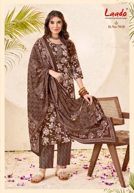Laado Nargis Vol-7 – Kurti Pant With Dupatta - Wholesale Catalog