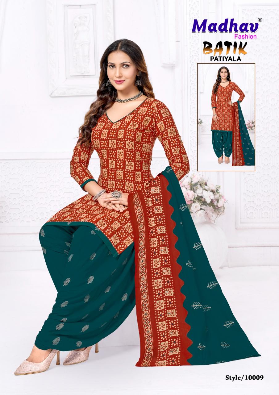 Madhav Batik Vol 10 – Dress Material Wholesale Catalog