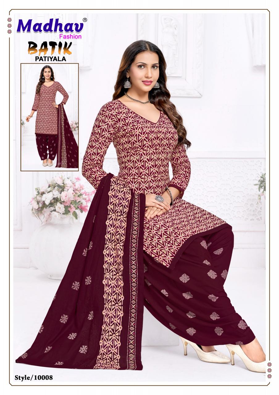 Madhav Batik Vol 10 – Dress Material Wholesale Catalog