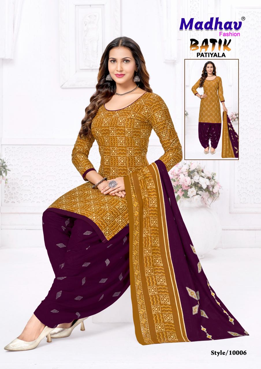 Madhav Batik Vol 10 – Dress Material Wholesale Catalog