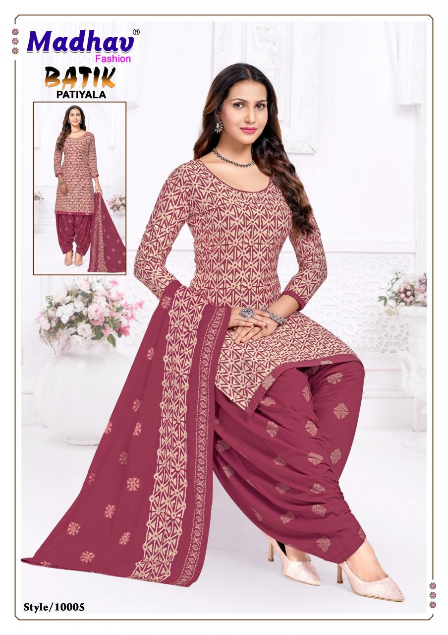 Madhav Batik Vol 10 – Dress Material Wholesale Catalog
