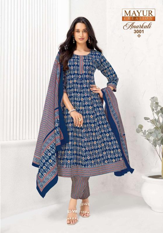 Mayur Anarkali Vol-3 – Anarkali Style Kurti Pant With Dupatta - Wholesale Catalog