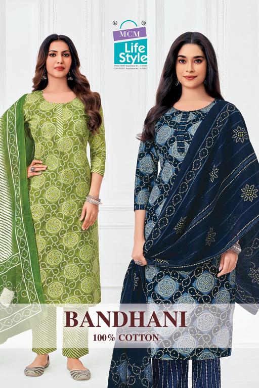 MCM Bandhani Vol-1 – Kurti Pant With Dupatta - Wholesale Catalog