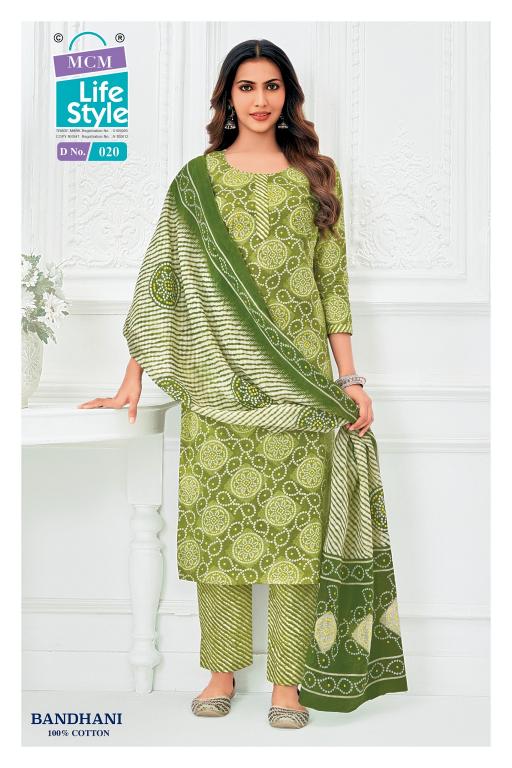 MCM Bandhani Vol-1 – Kurti Pant With Dupatta - Wholesale Catalog
