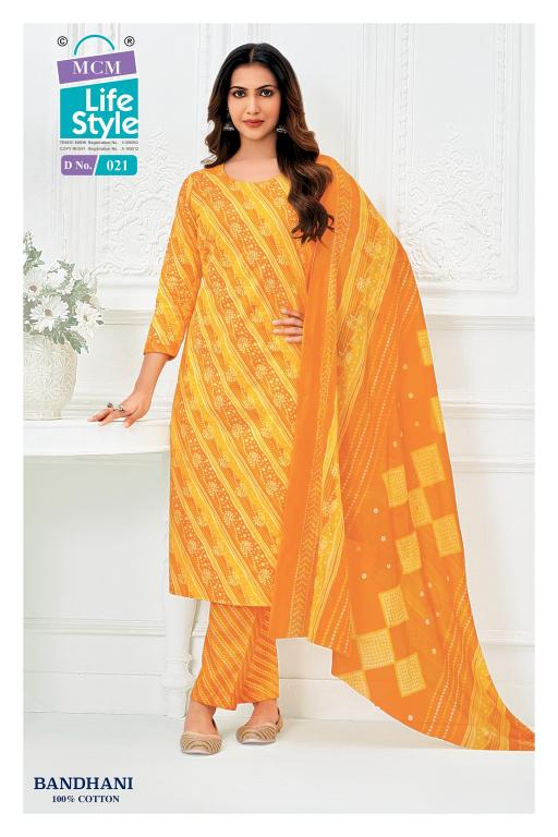 MCM Bandhani Vol-1 – Kurti Pant With Dupatta - Wholesale Catalog