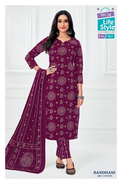 MCM Bandhani Vol-1 – Kurti Pant With Dupatta - Wholesale Catalog