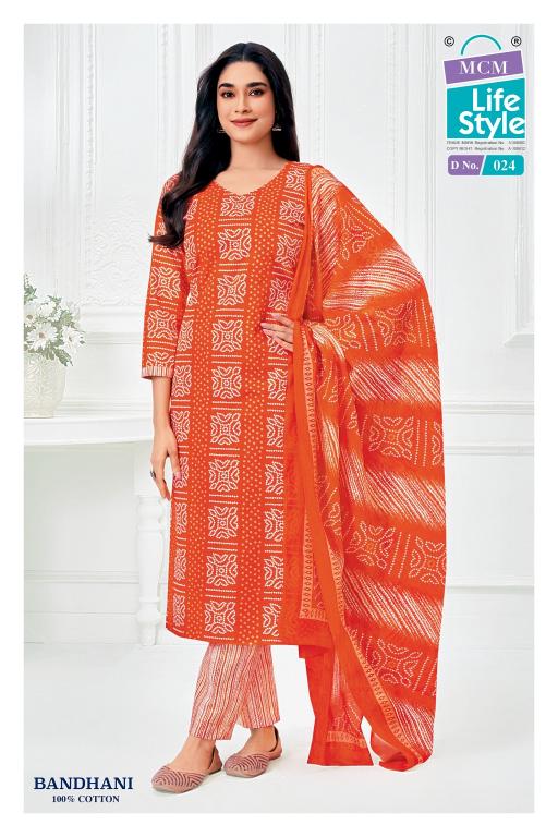 MCM Bandhani Vol-1 – Kurti Pant With Dupatta - Wholesale Catalog
