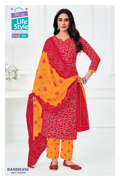 MCM Bandhani Vol-1 – Kurti Pant With Dupatta - Wholesale Catalog