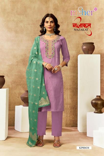 Meher Nazakat catalog melange kurtis wholesale