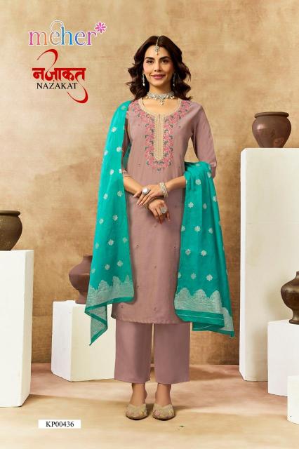 Meher Nazakat catalog melange kurtis wholesale