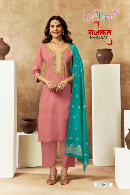 Meher Nazakat catalog melange kurtis wholesale