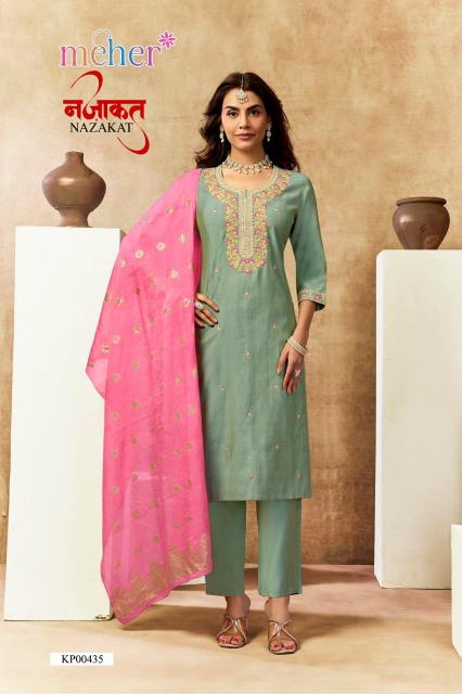 Meher Nazakat catalog melange kurtis wholesale