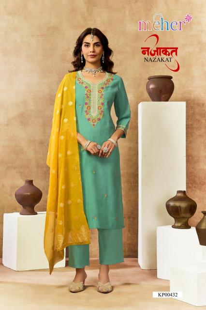 Meher Nazakat catalog melange kurtis wholesale