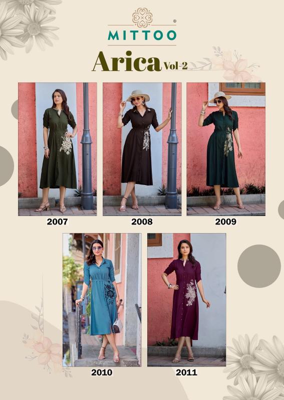 Mittoo Arica vol 2 catalog western dress wholesaler in india