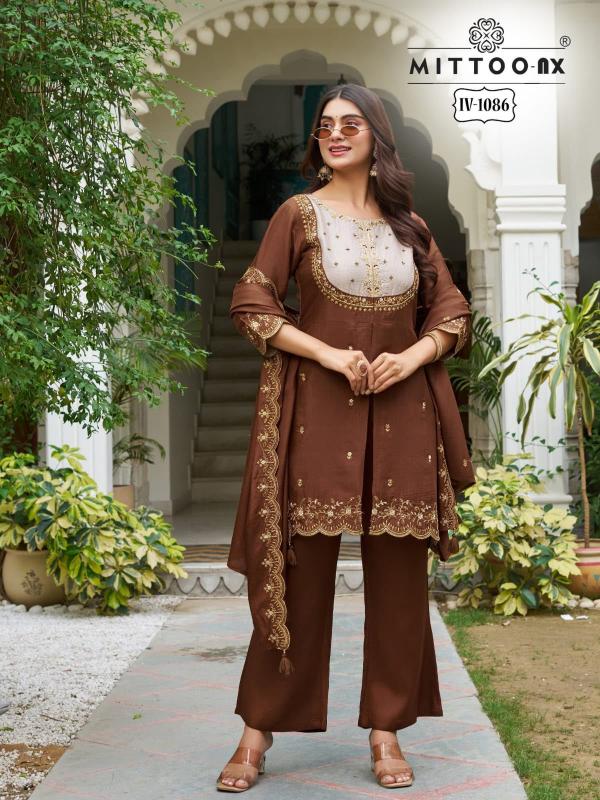 Mittoo IV 1087 & 1086 catalog indian ladies kurti wholesale