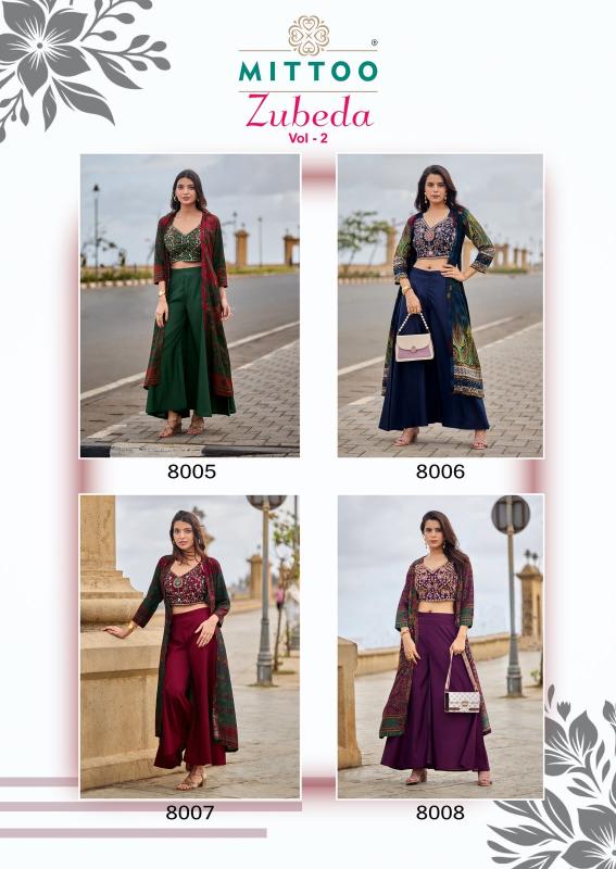 Mittoo Zubeda vol 2 Catalog wester wear festival wear