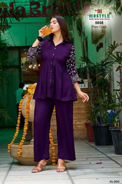 Mostyle 5858 catalog modest co ord sets wholesale