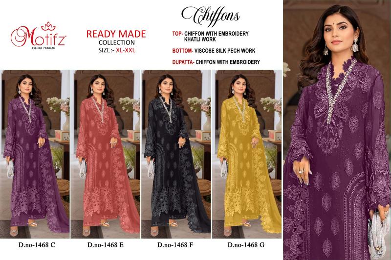 Motifz 1468 catalog pakistani suit wholesaler in mumbai