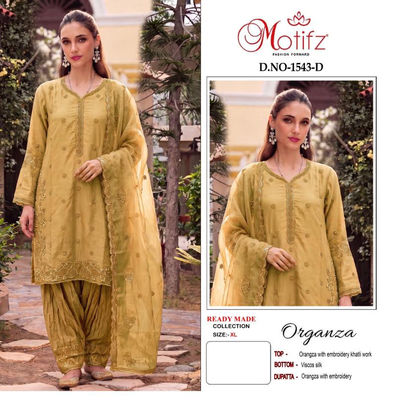 Motifz 1543 catalog pakistani suits at wholesale price
