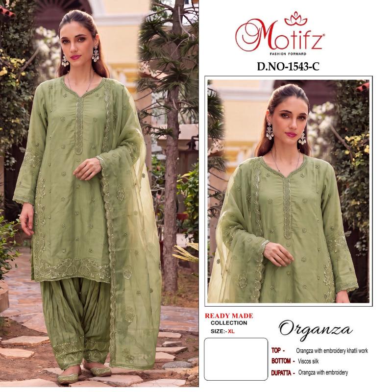 Motifz 1543 catalog pakistani suits at wholesale price