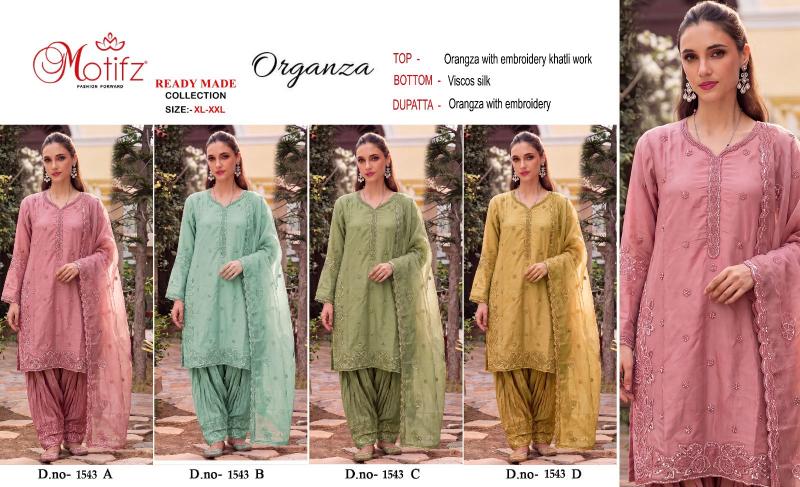 Motifz 1543 catalog pakistani suits at wholesale price