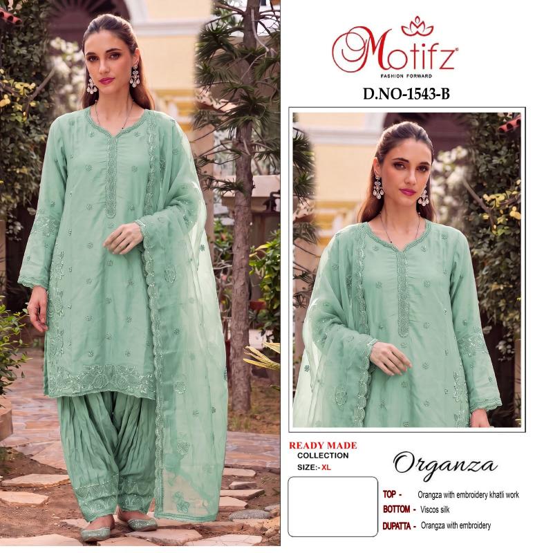 Motifz 1543 catalog pakistani suits at wholesale price