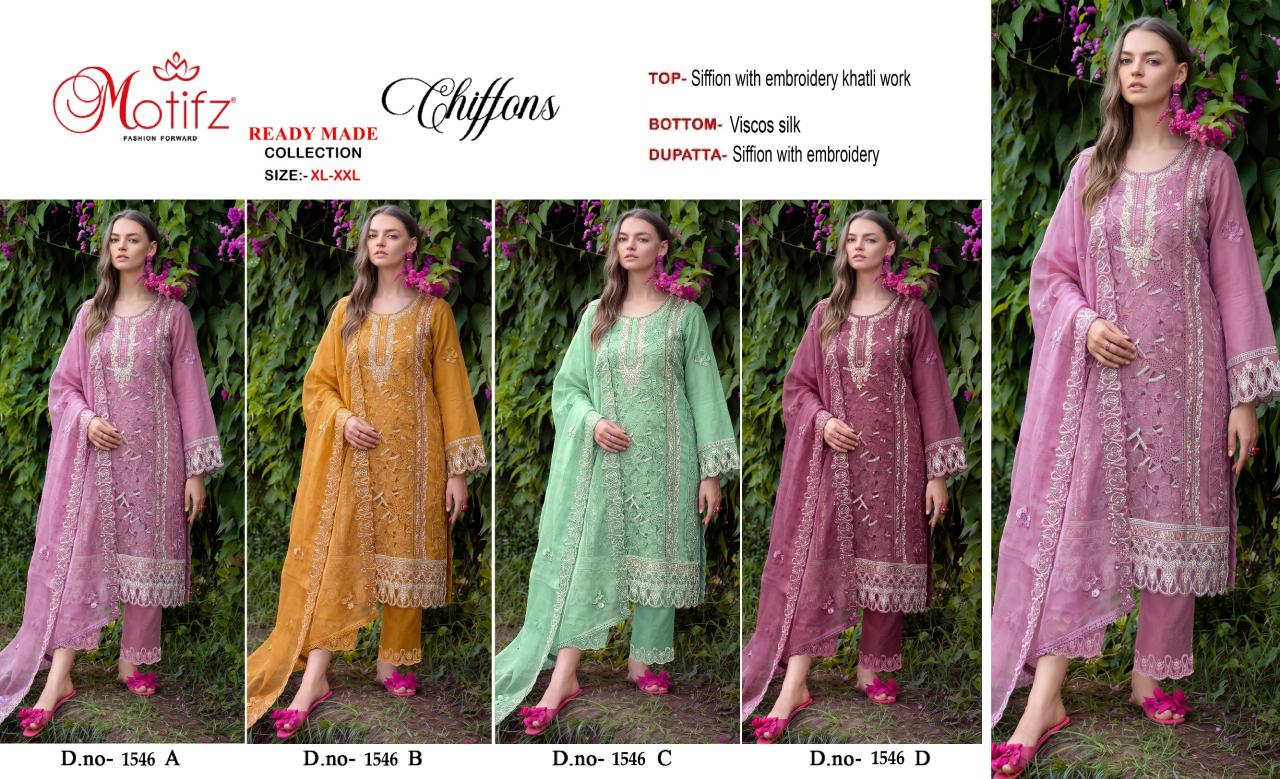 Motifz 1546 catalog pakistani suits wholesaler in delhi