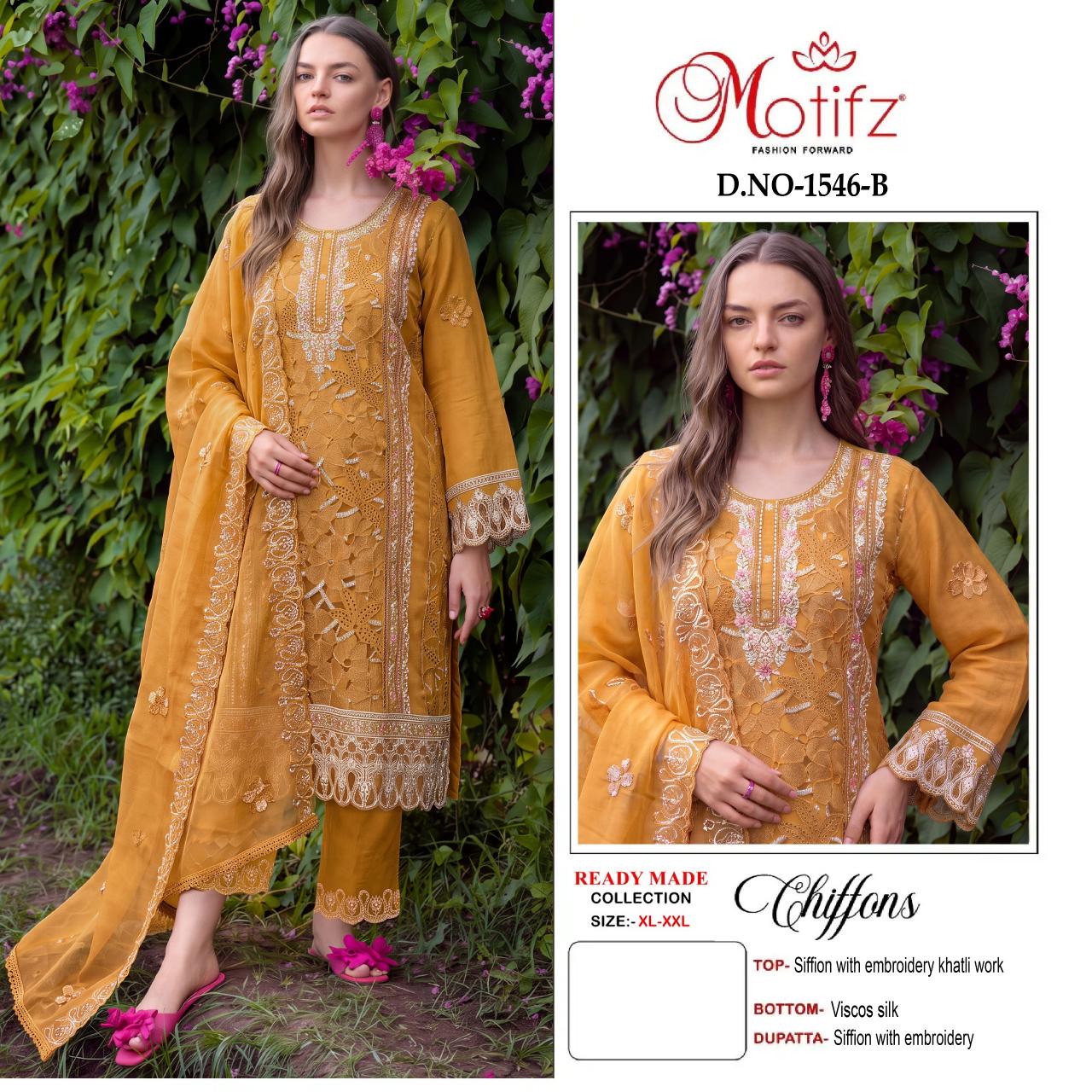 Motifz 1546 catalog pakistani suits wholesaler in delhi