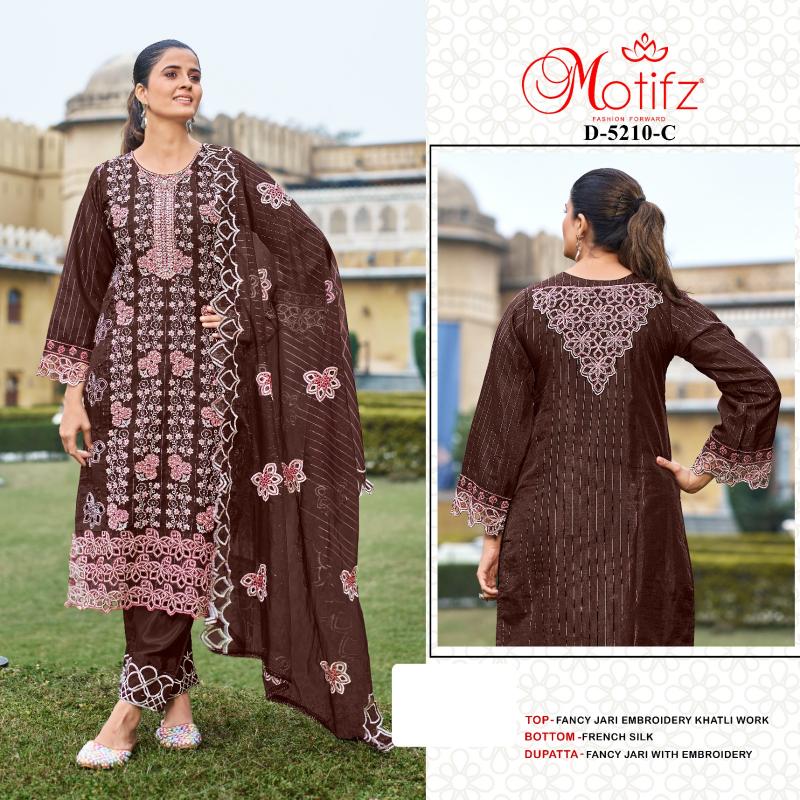 Motifz 5210 catalog wholesale pakistani suits in hyderabad