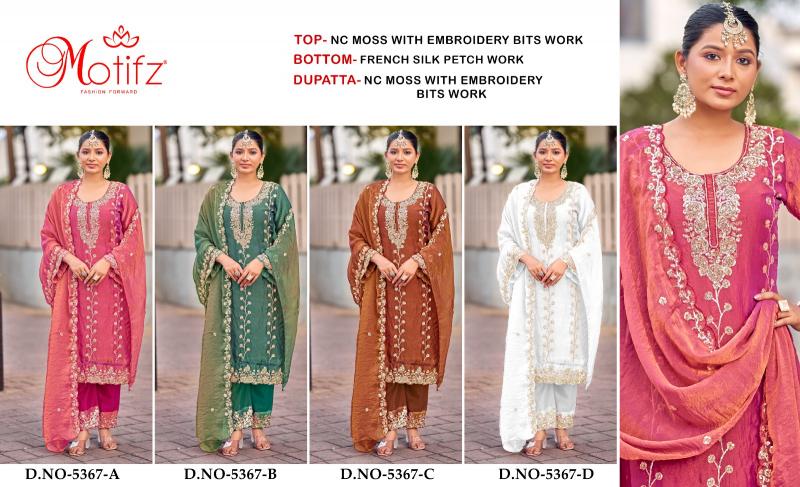 Motifz 5367 catalog pakistani suits wholesalers in india