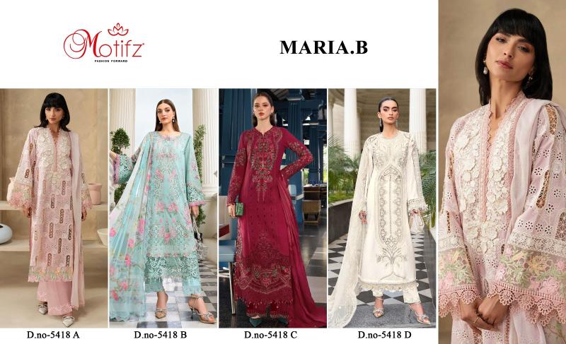 Motifz 5418 catalog wholesale market pakistani suit