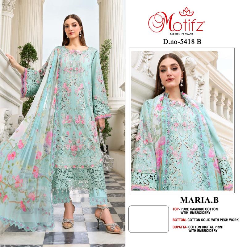 Motifz 5418 catalog wholesale market pakistani suit