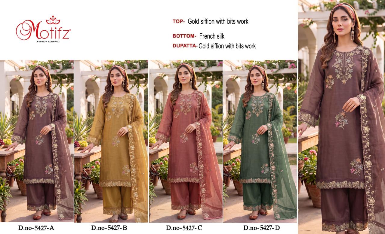 Motifz 5427 catalog wholesale pakistani suits buy online