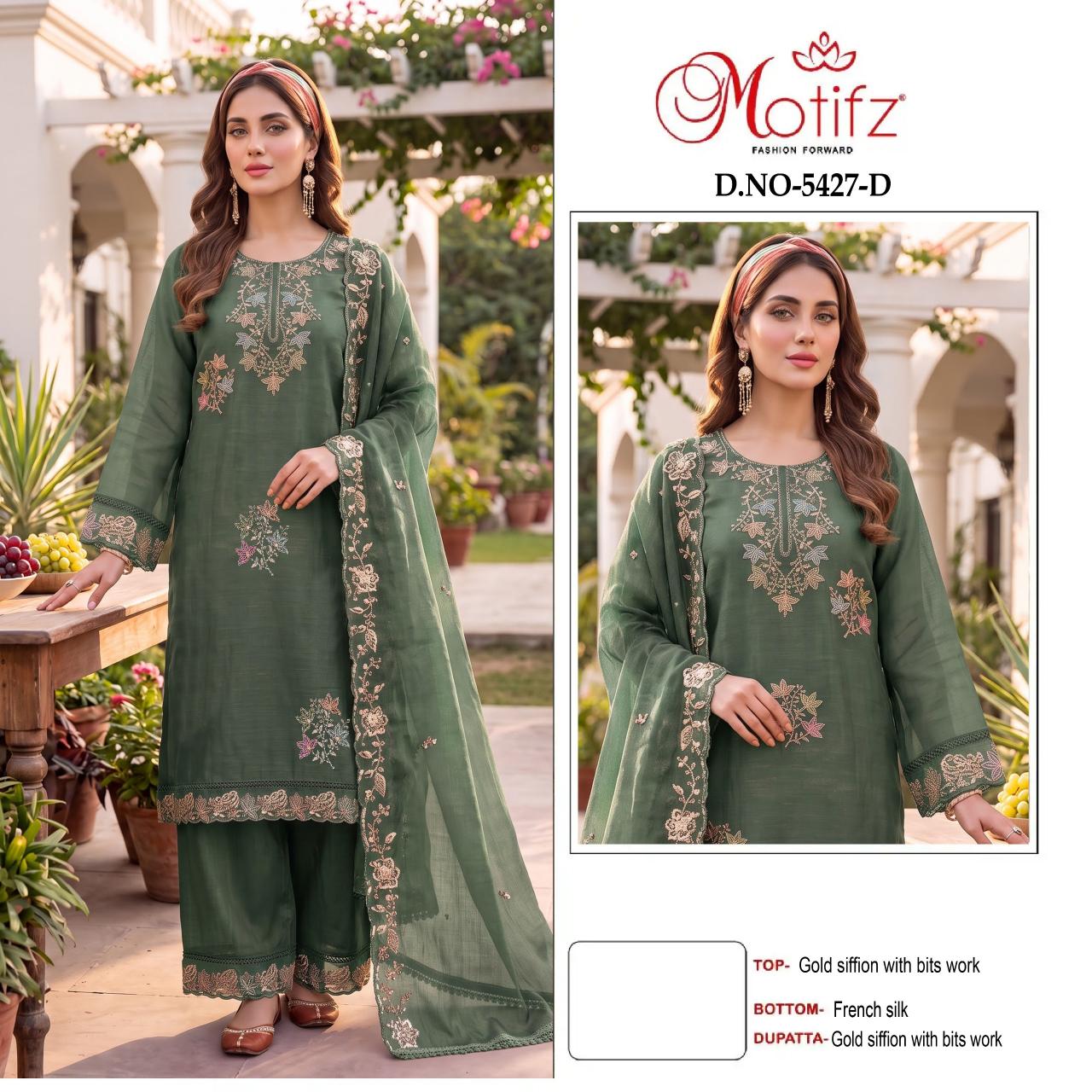 Motifz 5427 catalog wholesale pakistani suits buy online