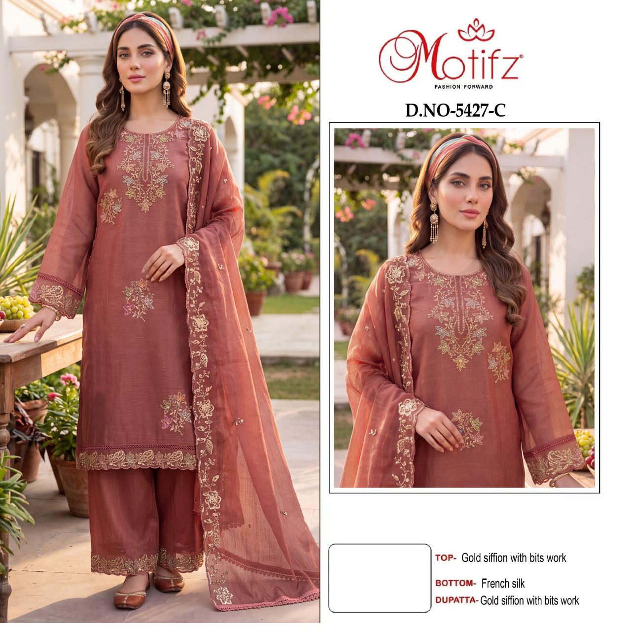Motifz 5427 catalog wholesale pakistani suits buy online