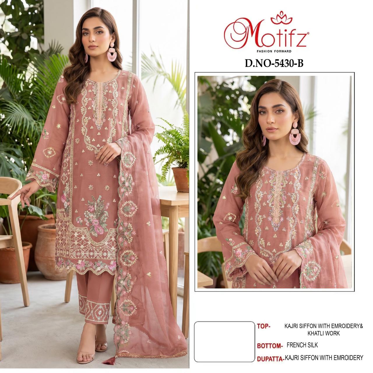 Motifz 5430 catalog pakistani suits wholesale
