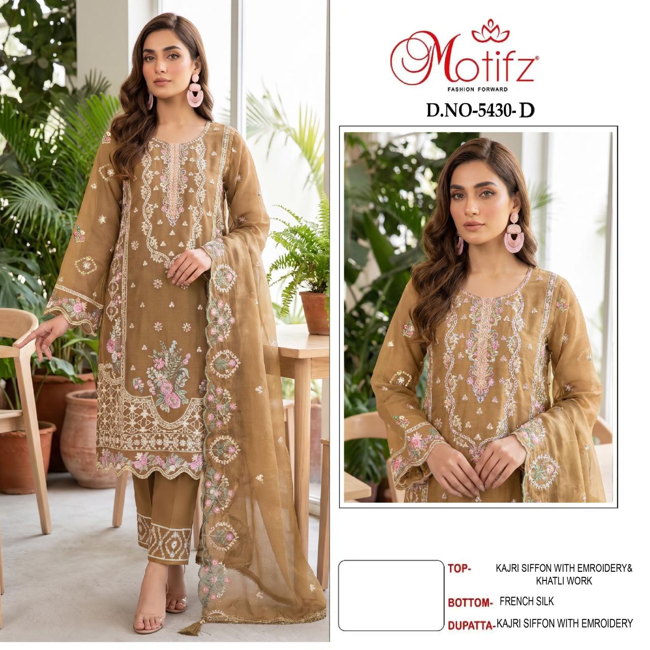 Motifz 5430 catalog pakistani suits wholesale