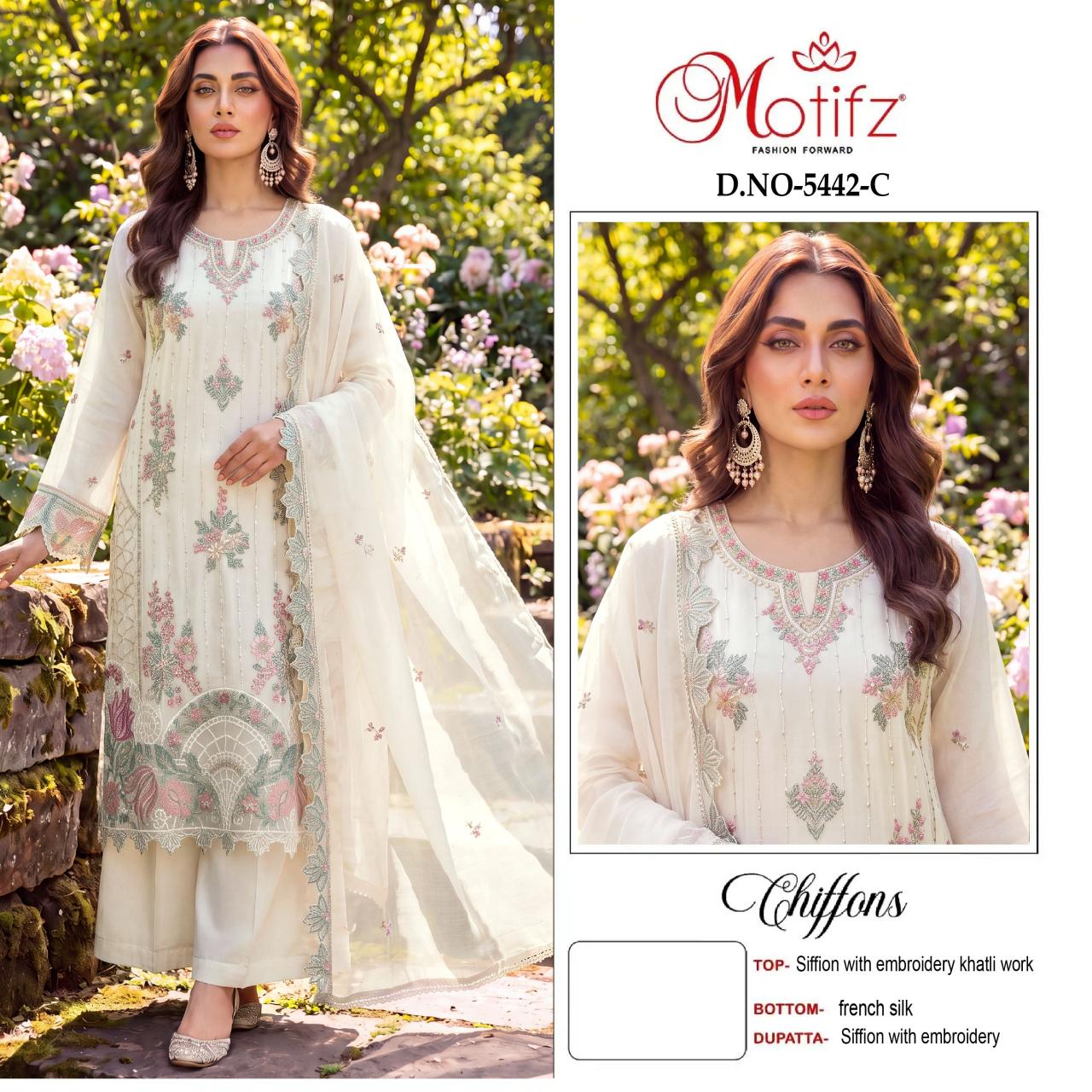 Motifz 5442 catalog pakistani suits wholesale in pakistan